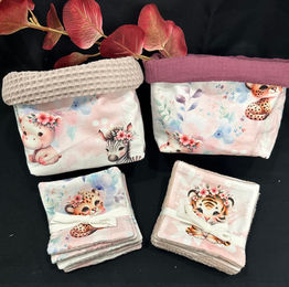 Panier lingettes lavables