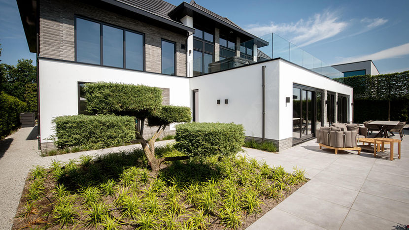 Exterieurfotografie 
Wonen & vastgoed -projectfotografie van woonvilla