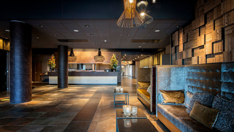 interieurfotografie projectontwikkelaars - sfeervolle lobby hotel in Egmond
