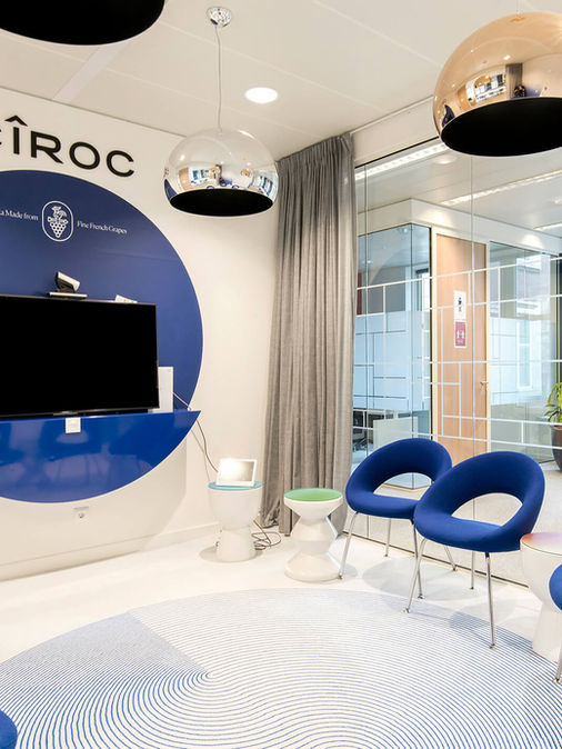 Interieurfotografie van een modern ingericht kantoor