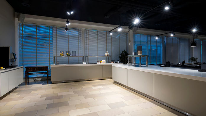 Interieurfoto's van het bedrijfsrestaurant van Bestseller in Amstelveen