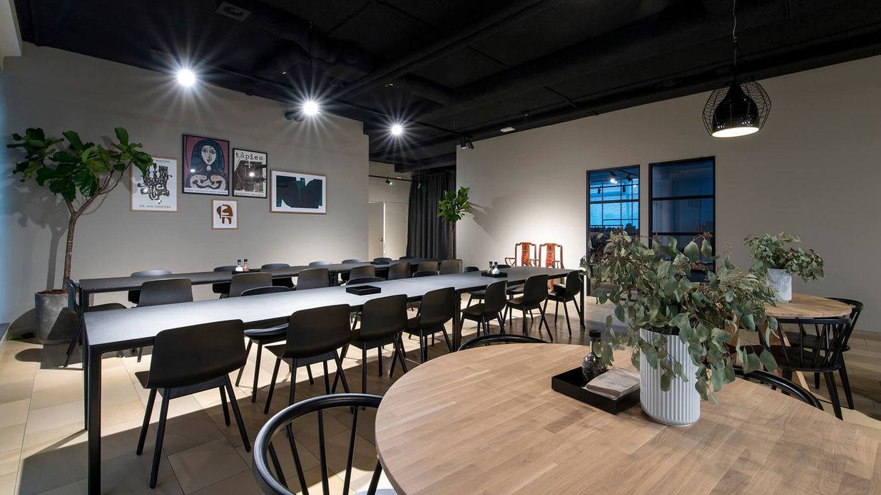 Interieurfoto's van het bedrijfsrestaurant van Bestseller in Amstelveen