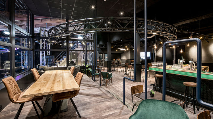 Interieurfotografie van het E sportscafe van H20 in Purmerend