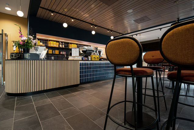 Interieurfotografie van een bedrijfsrestaurant in Hoorn
