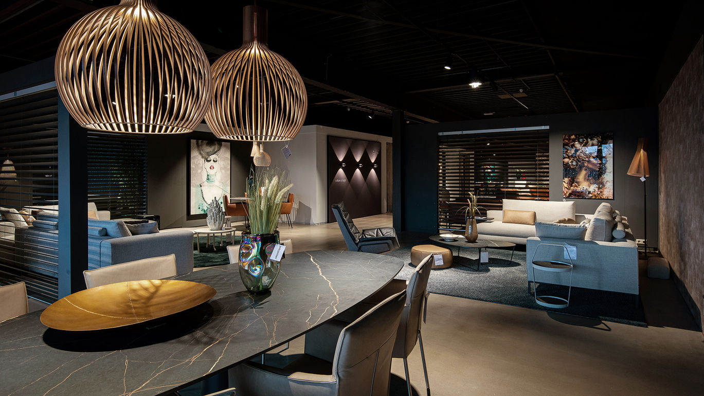 Interieurfotograaf -Projectfotografie woninginrichters - showroom wooncentrum Veerman Volendam