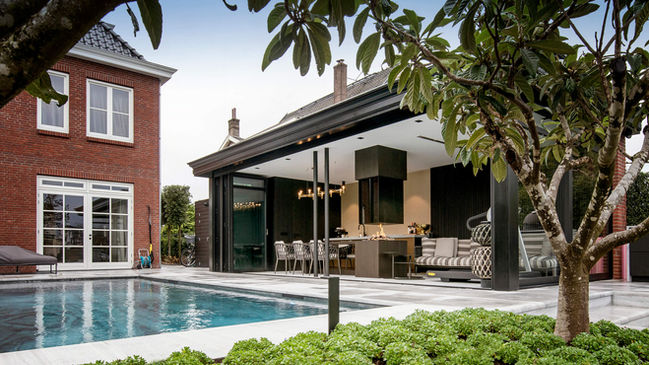 Vastgoedfotografie poolhouse in Maarssen