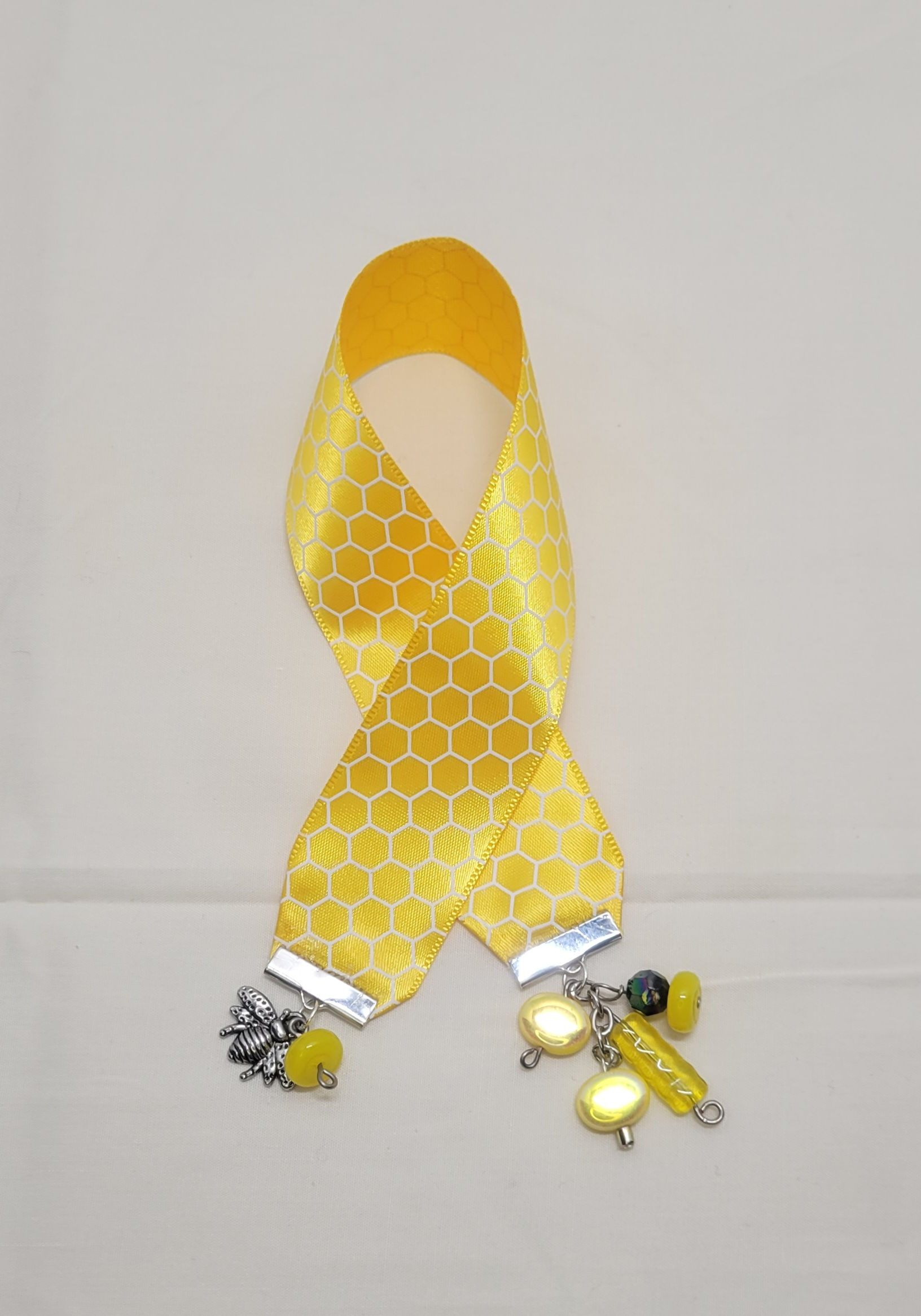 Silver Honeycomb Bookmark