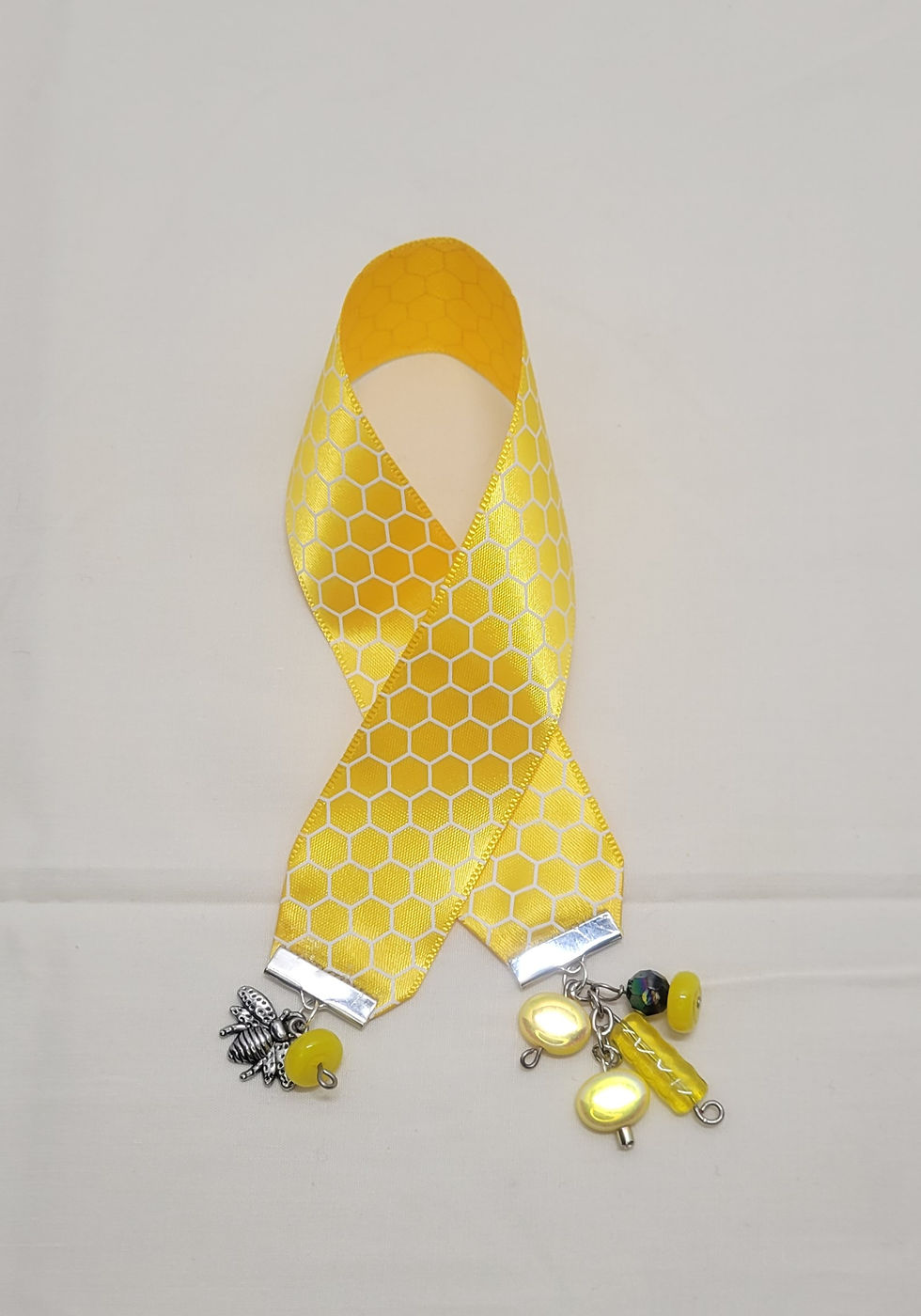 Silver Honeycomb Bookmark