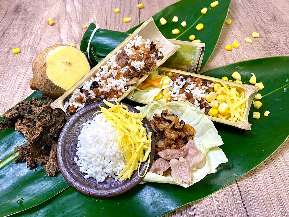 苗栗農事體驗：手工製作的竹筒飯與豐富在地食材