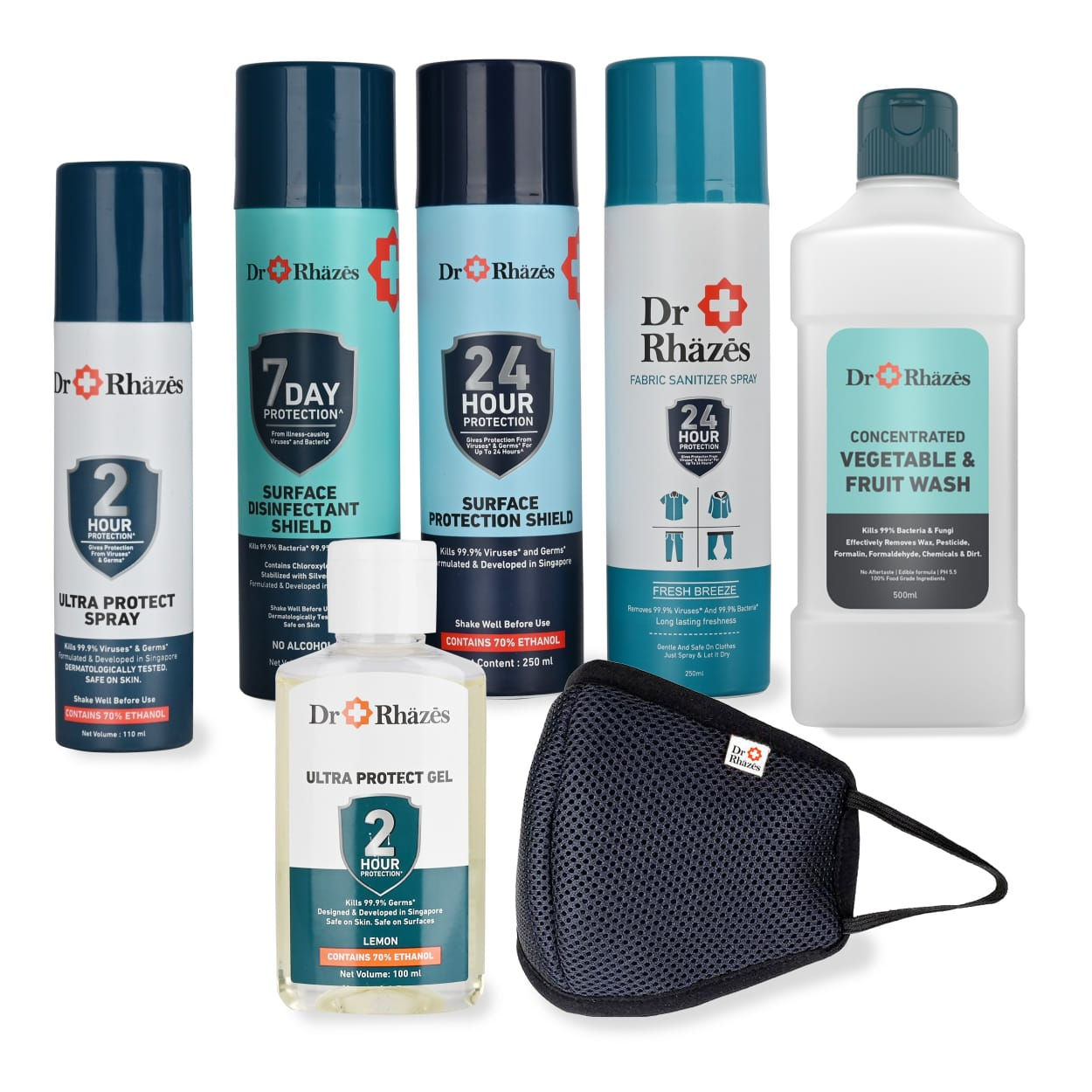 Dr. Rhazes Pro-active Protection Gift Kit with Mask