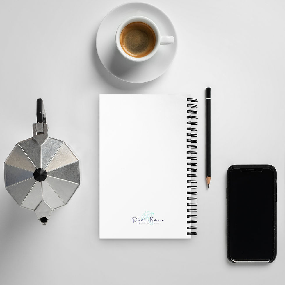 Thumbnail: Spiral Notebook - Brilliant Thoughts - Teal