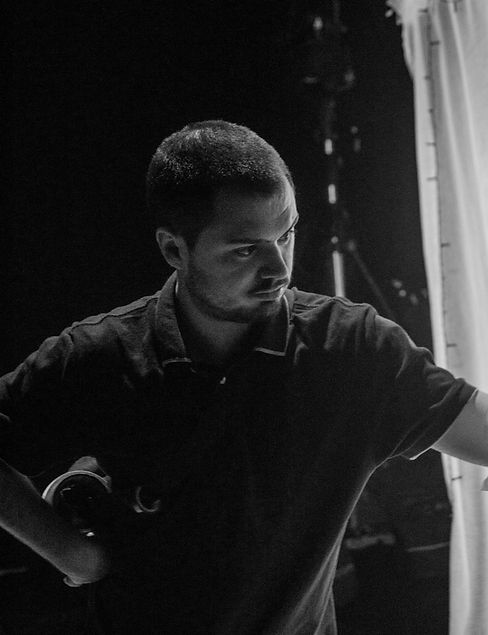 A portrait taken of myself whilst on a film shoot, Greenwich