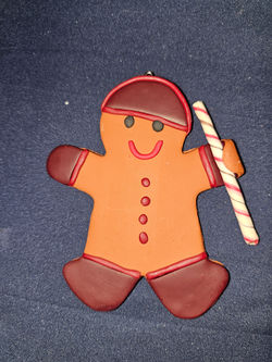 Gingerbread Man Christmas Ornament