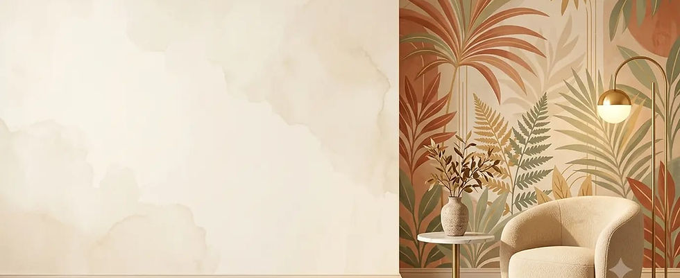 Wall Plex Dubai team installing custom wall murals in Al Barsha