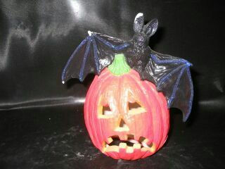 Pumpkin with Bat