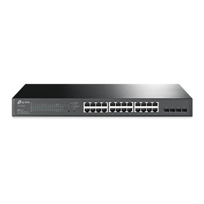 TP-Link JetStream TL-SG2428P 28-Port Metal Gigabit Smart PoE Switch with 24-P...
