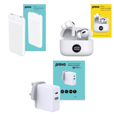Prevo Entertainment Bundle with Active Noise Cancelling Earbuds, 10000mAh Pow...