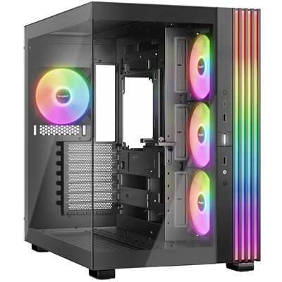 be quiet! BGW67 Light Base 600 LX Mid Tower Gaming Case, 1 x USB Type-C / 2 x...