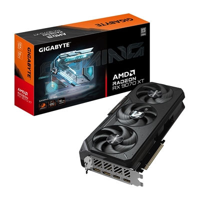 Gigabyte AMD Radeon RX 9070 XT GAMING OC 16GB GDDR6 Graphics Card, 4096 Strea...