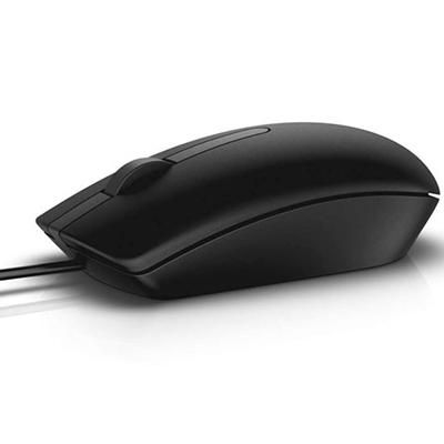 Dell MS116 Wired USB Mouse, 2-Buttons, 1000dpi and Optical Tracking, Ambidext...