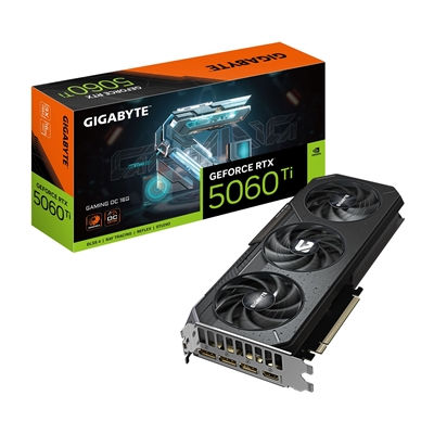 Gigabyte NVIDIA GeForce RTX 5060 Ti Gaming OC 16GB GDDR7 Graphics Card, 4608 ...