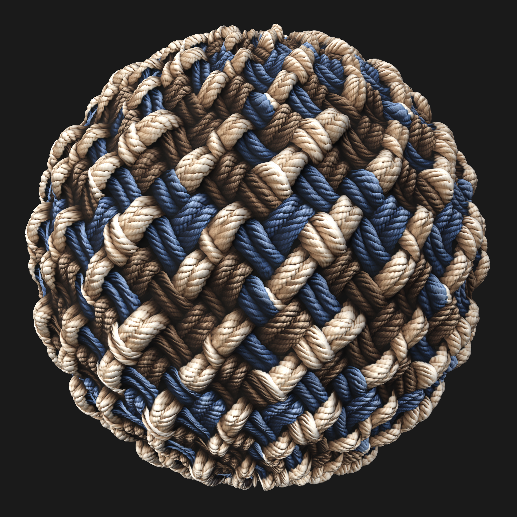 Rope Weave Tricolor