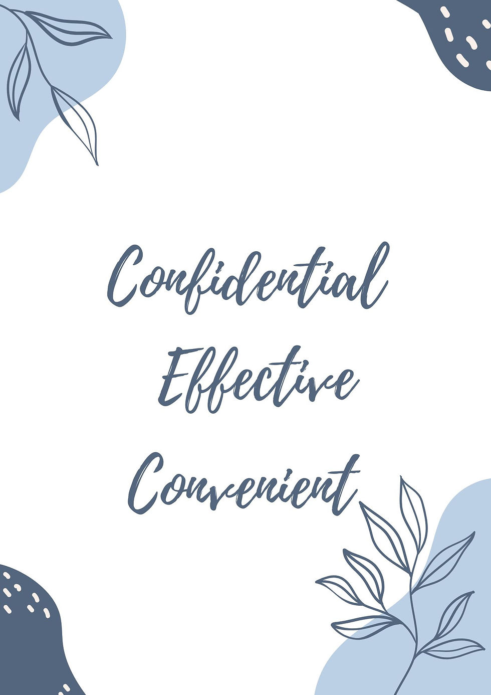 confidential effective counselling online