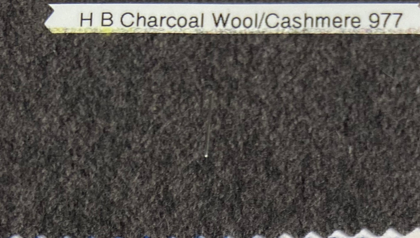 HB Charcoal Wool / Cashmere 977