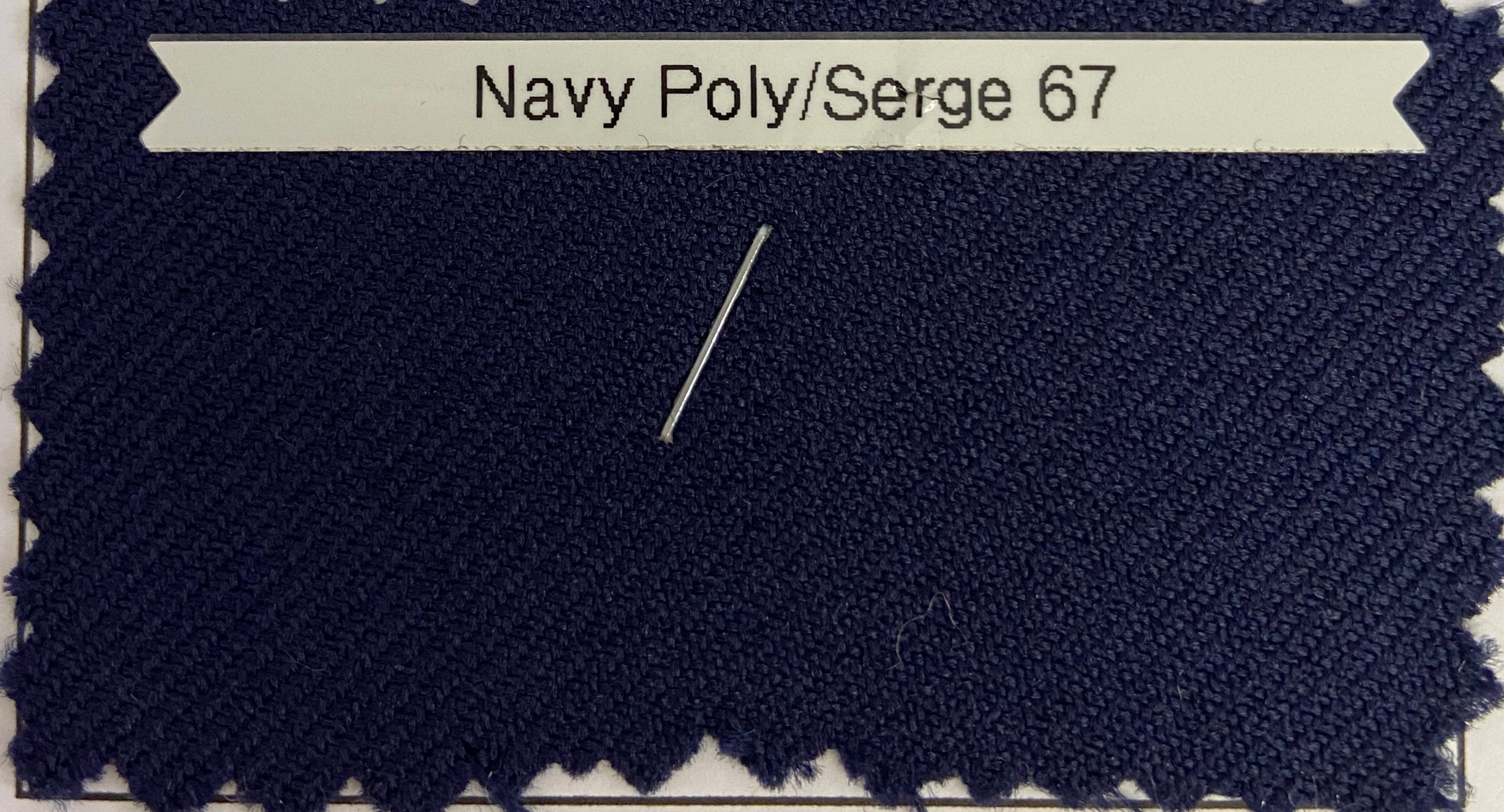 Navy Poly Serge 67