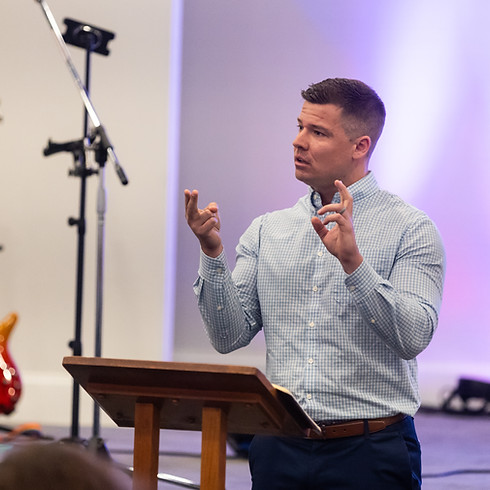 Pastor teaching Sunday School Class