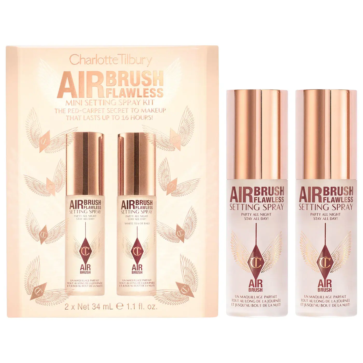 Charlotte Tilbury Airbrush Flawless Mini Setting Spray Kit