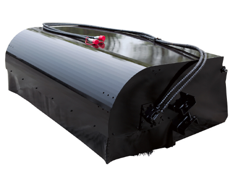 balayeuse skid steer orientable