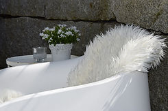Lounger mit Fell
