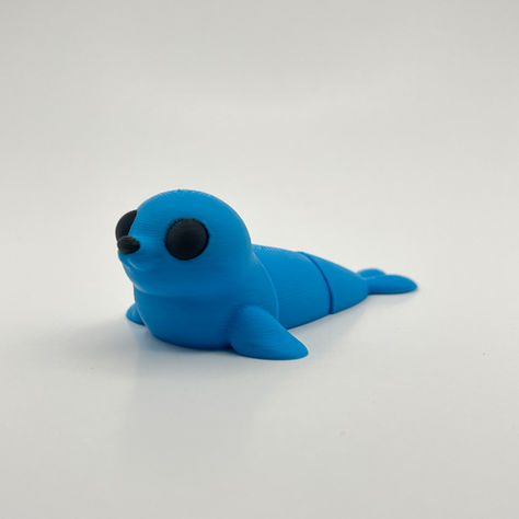 Cute Articulated Sea Lion Mini Fidget toy  3D printable STL model from Dijon Prints