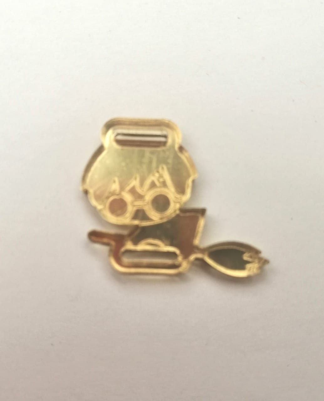 Plaquita Harry para elástico plano de 6mm