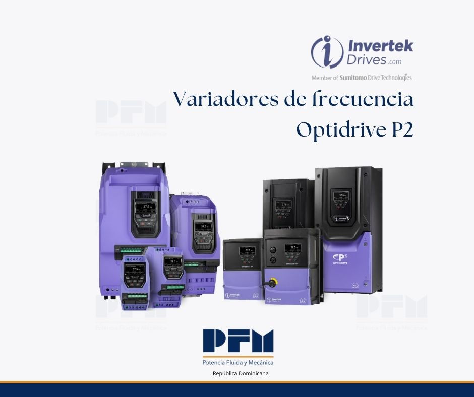 Variadores de frecuencia Optidrive P2