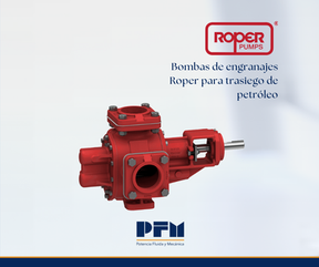 Bombas de engranajes Roper para trasiego de petróleo