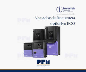 Variador de frecuencia optidrive ECO