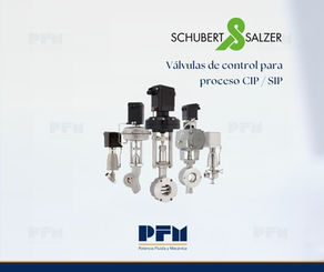 Válvulas para procesos CIP y SIP