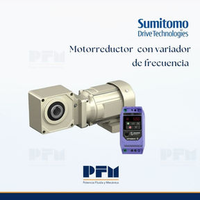 Motorreductor con variador de frecuencia 