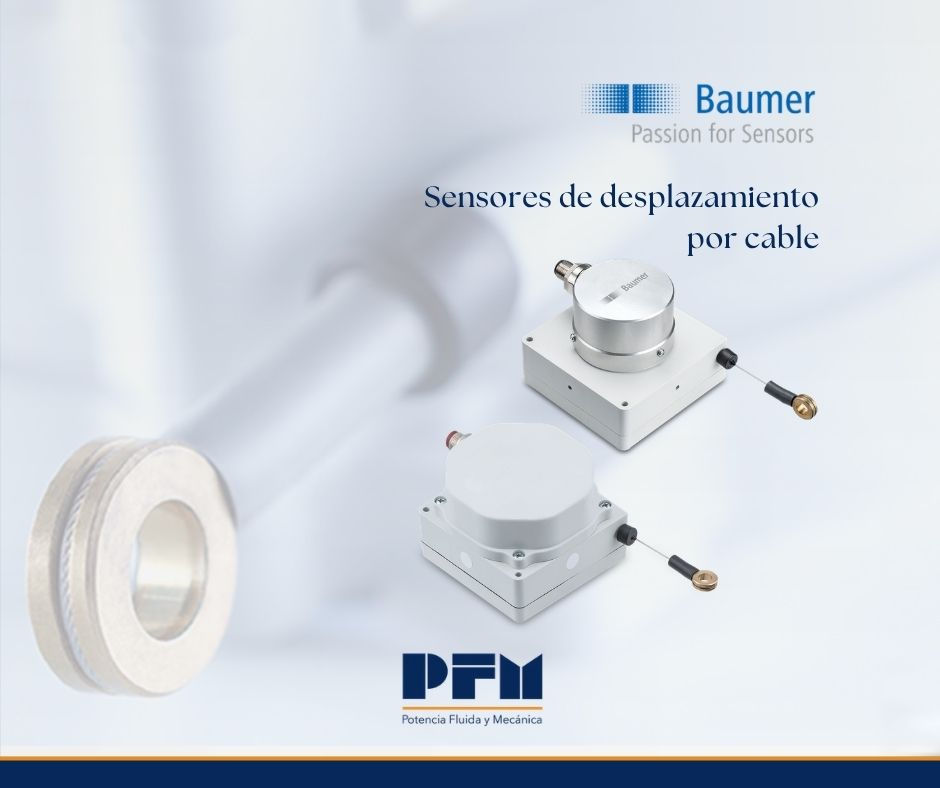 Sensores de desplazamiento por cable