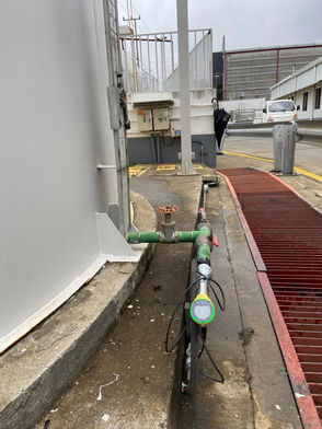 Sensor para medición de nivel en tanque de agua.