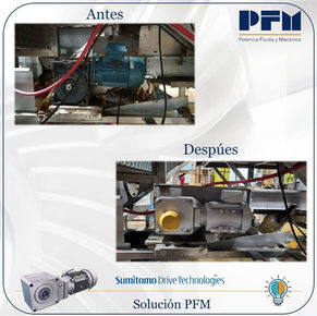 Solución PFM motorreductor hyponic