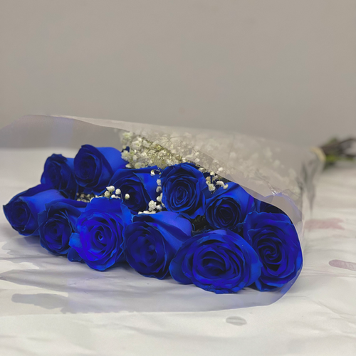 Blue Roses Pack 25 A Dozen Blue Roses | Flowers and Balloons