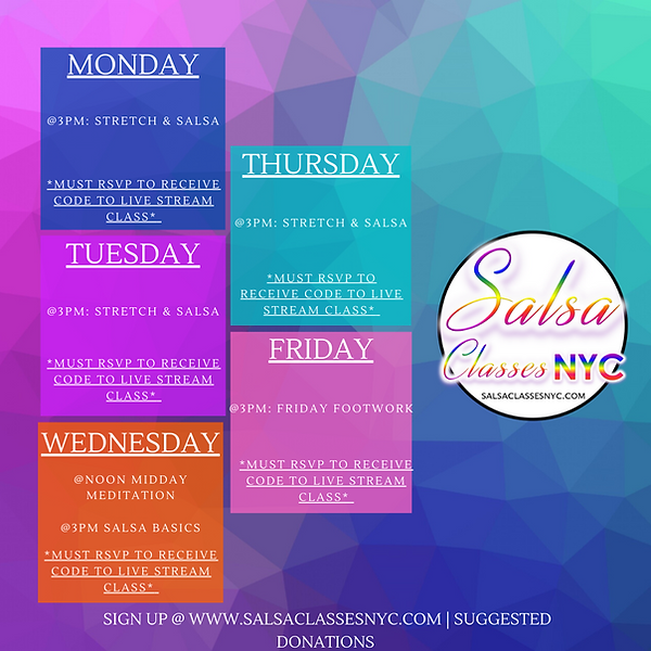salsa classes NYC schedule
