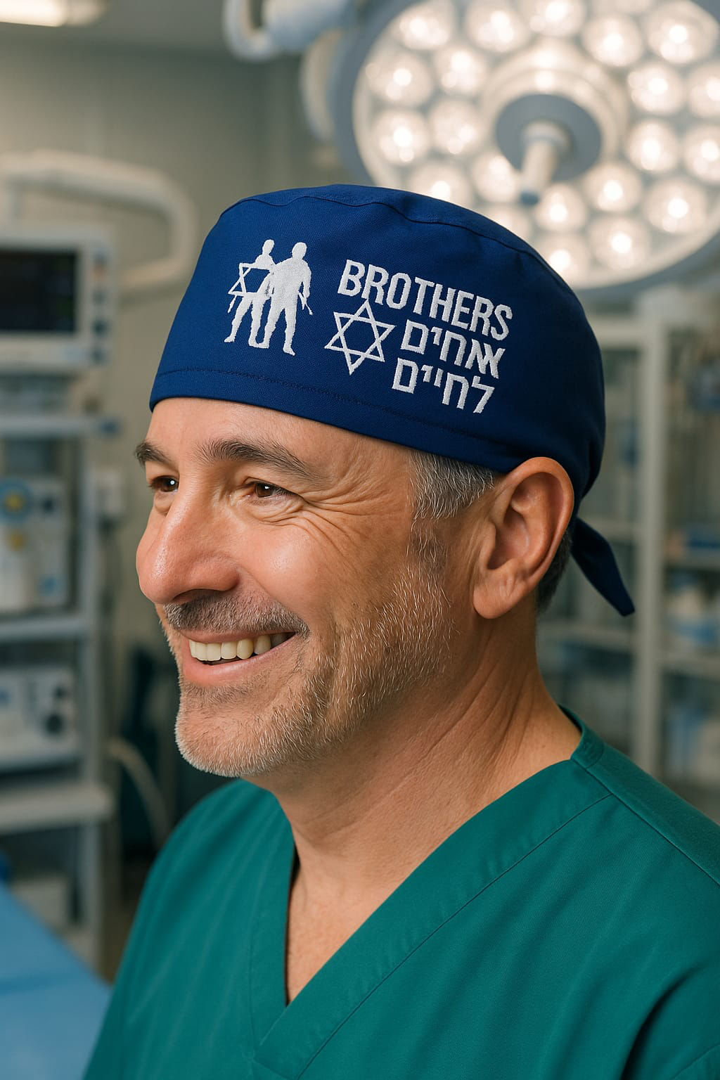 כובע רקום  לעמותה - אחים לחיים