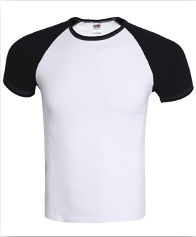 TS01_拼色Tee_黑