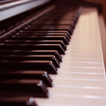 Piano Keyboard Closeup