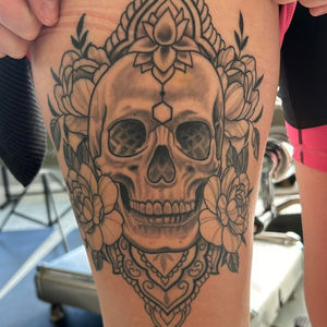 skull and sacred geometry 