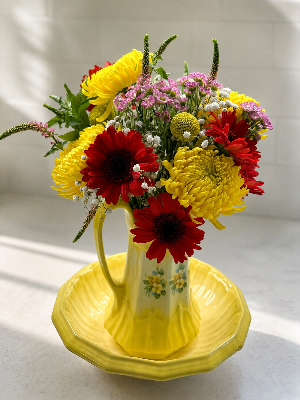 Thumbnail: The Cherished Princess Bouquet - Vintage Vase
